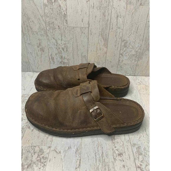 Naot Other - Naot Freedom Brown Leather Slip On Buckle Mules 10